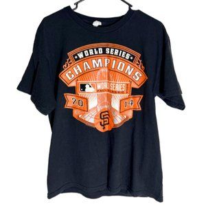 World Series Men's T Shirt Size Large Short Sleeve 2014 San Francisco Champions